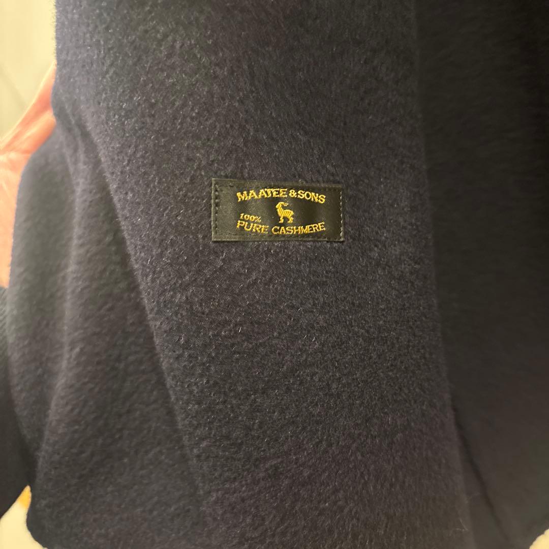 MAATEE&SONS カシミアリバーベストnavy 3