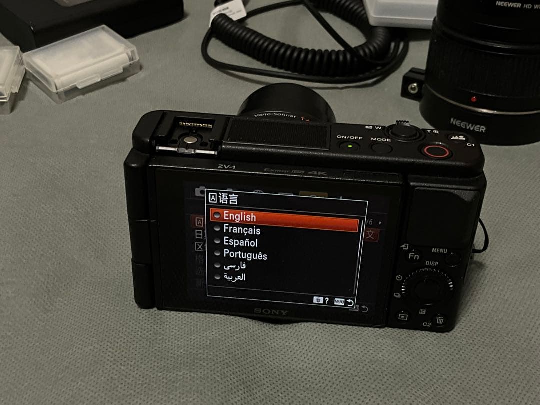 【日本語以外言語対応】ソニー　SONY　ZV-1　VLOGCAM　配信セット