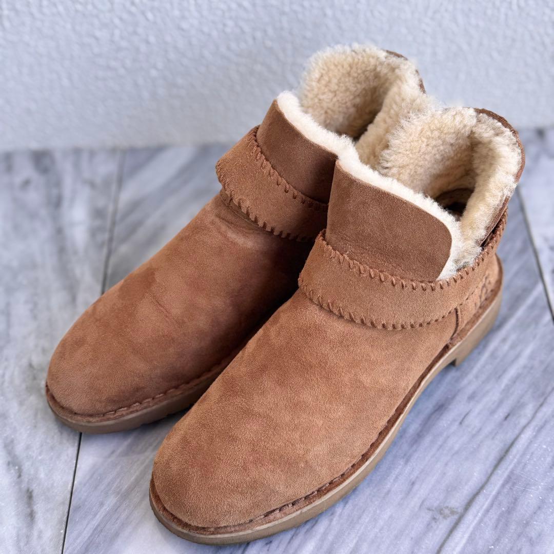 UGG アグ W MCKAY ショートブーツ ムートンブーツ チェスナット