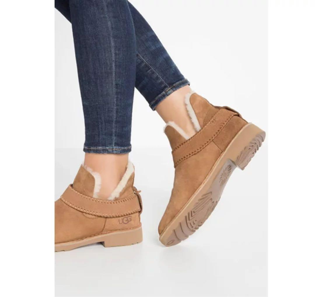 UGG アグ W MCKAY ショートブーツ ムートンブーツ チェスナット