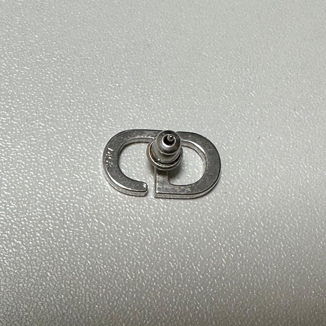 ディオール　Dior Petit CDスタッドピアス　シルバー　片耳用