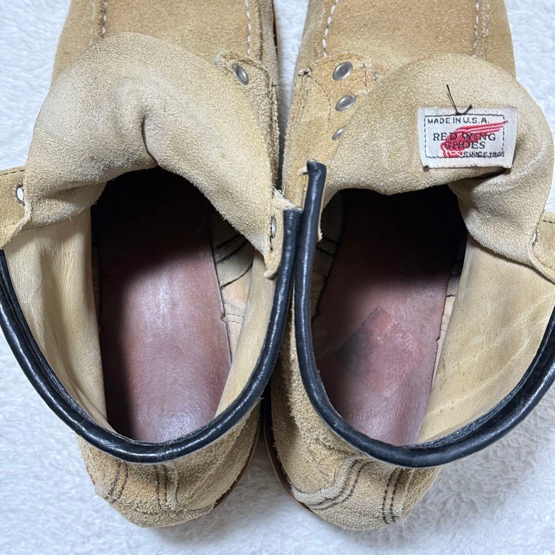 RED WING 8173 スエードモックトゥ 刺繍タグ 9E 27cm 90s