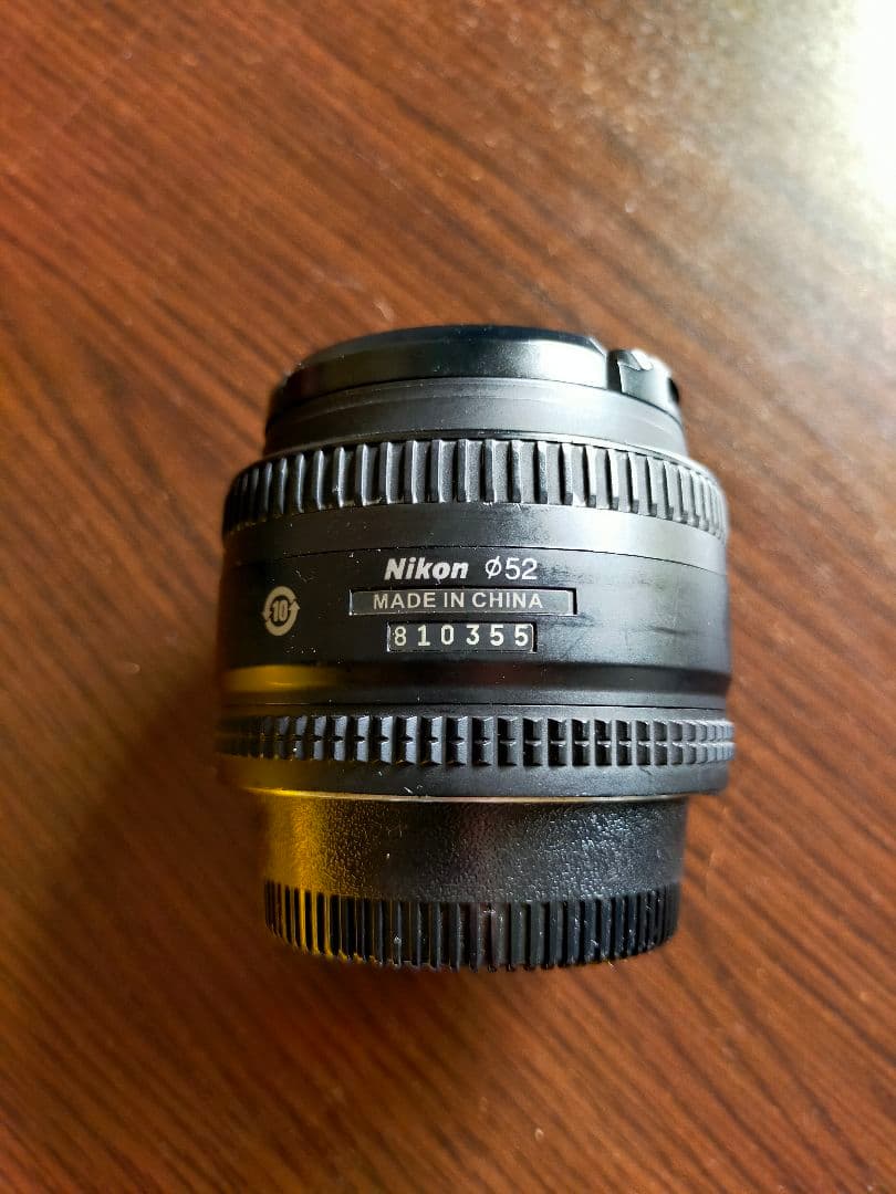 Nikon AF NIKKOR 50mm f/1.8D レンズ