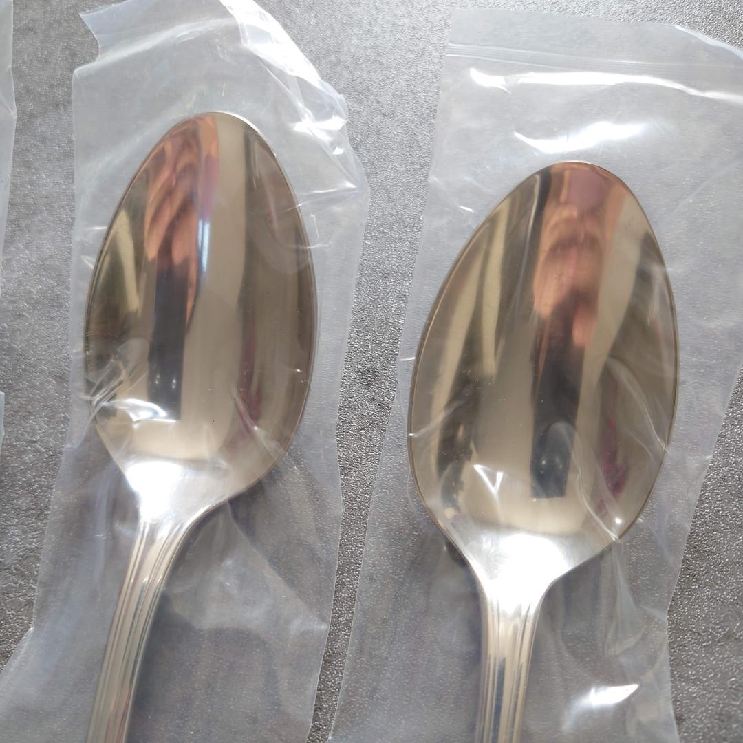 クリストフル ACIER アルビ 未開封 ステンレス テーブルスプーン 4点