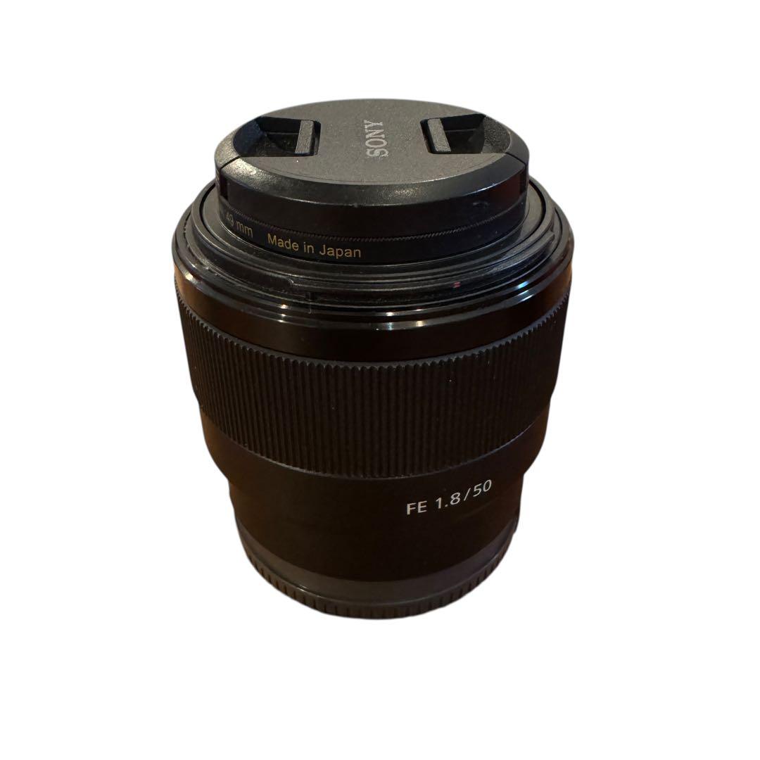 【即発送】SONY SEL50mm F1.8単焦点レンズ プロテクター付き