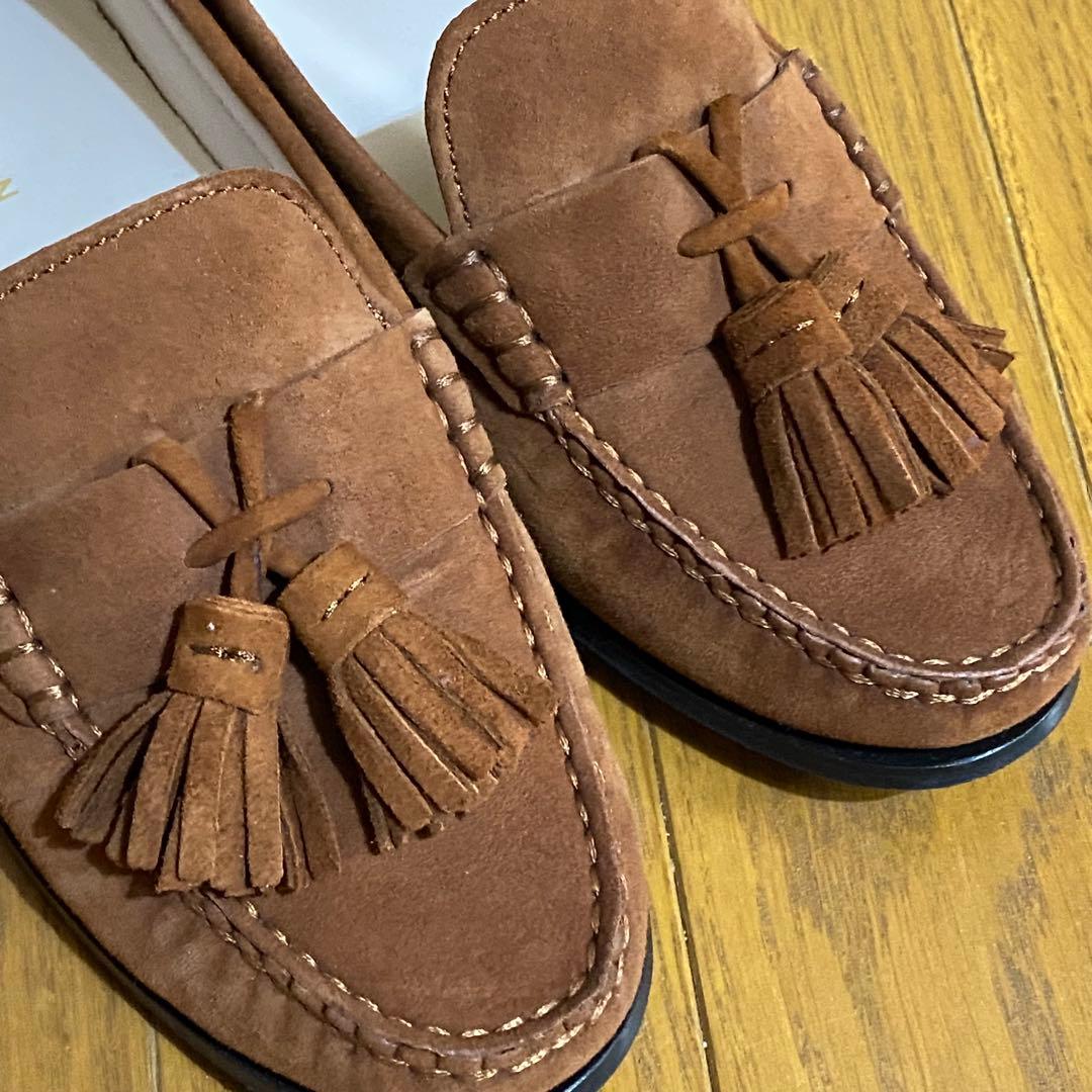 COLE HAAN/コールハーン　エモンズスエードタッセルローファー