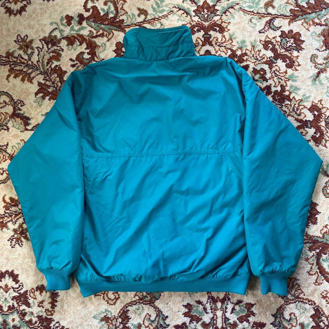 80s USA製 パタゴニア シェルドシンチラ ジャケット　ターコイズ　三角タグ