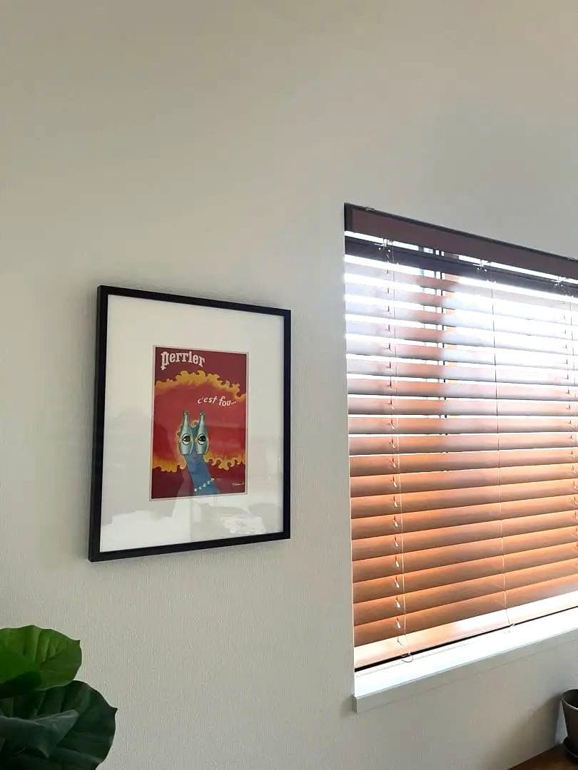 最終値下げ！！Perrier ヴィンテージ　アートポスター　ペリエ