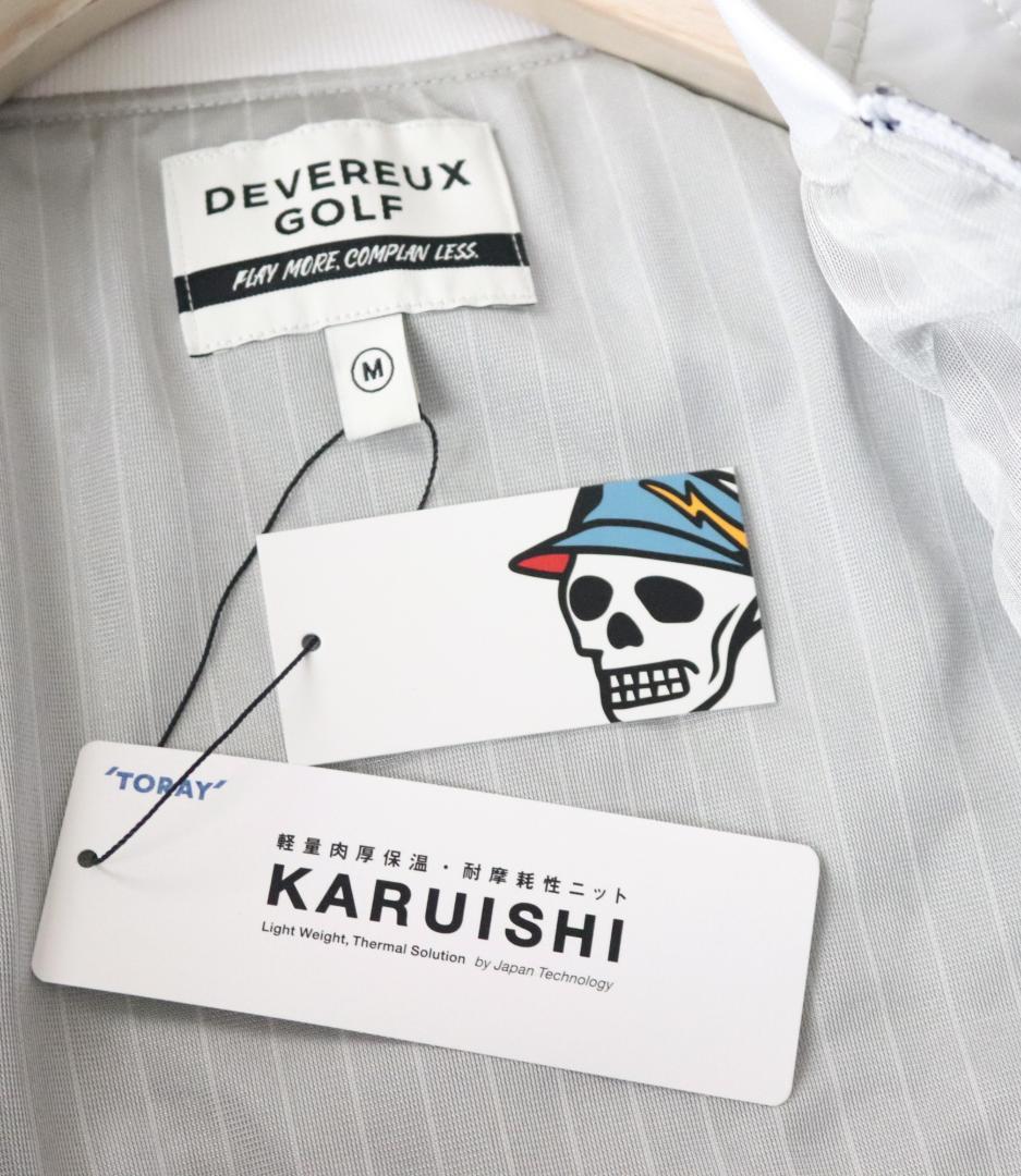 新品タグ付【デヴァローゴルフ】DVRX中綿キルトFull Zip ジャケット M