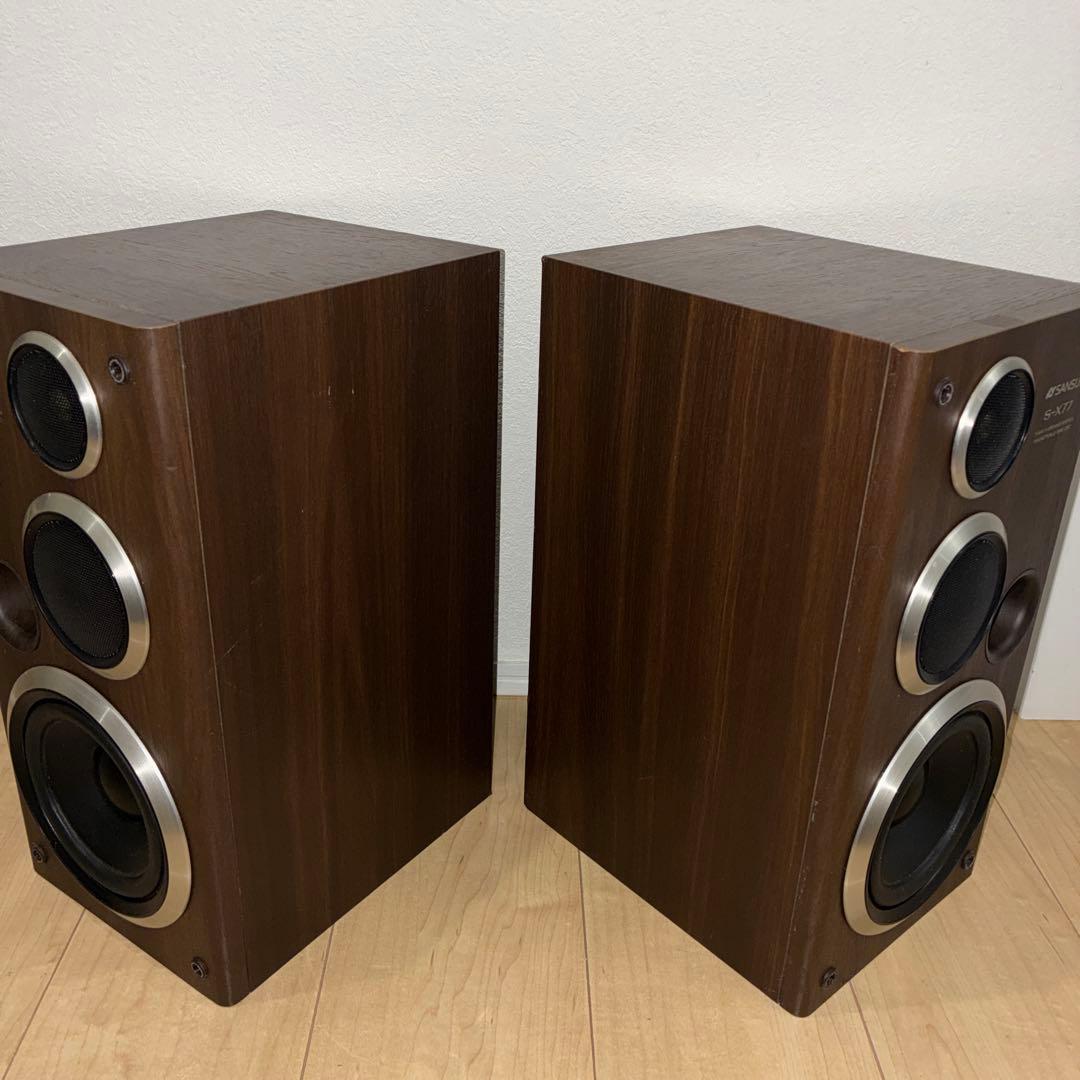 いい音SANSUI S-X77 3ウェイスピーカー　動作ok