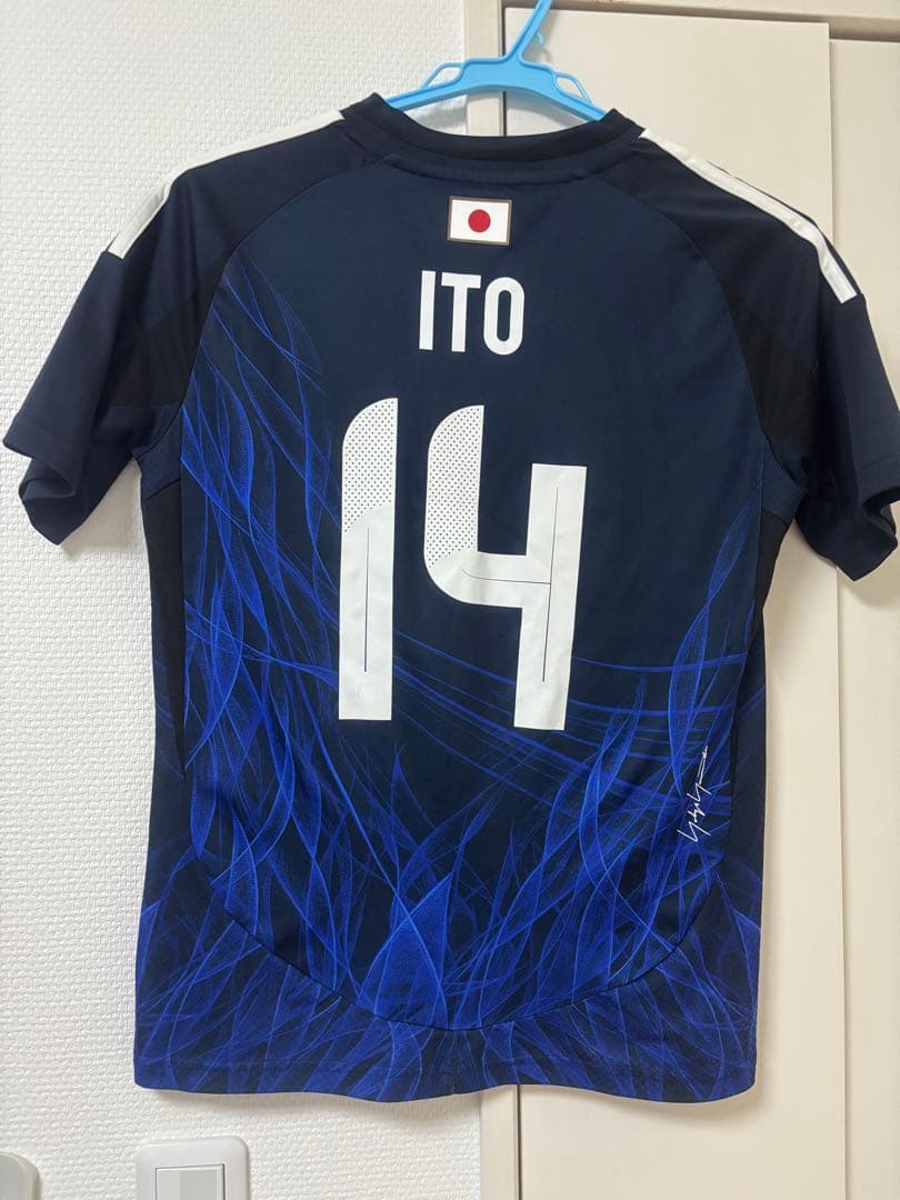サッカー日本代表　ユニホーム　Y3 伊東純也　160 キッズ　レプリカ　公式