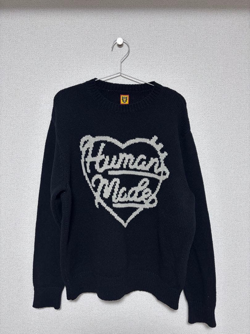 Human Made ハートロゴ スウェット ブラック