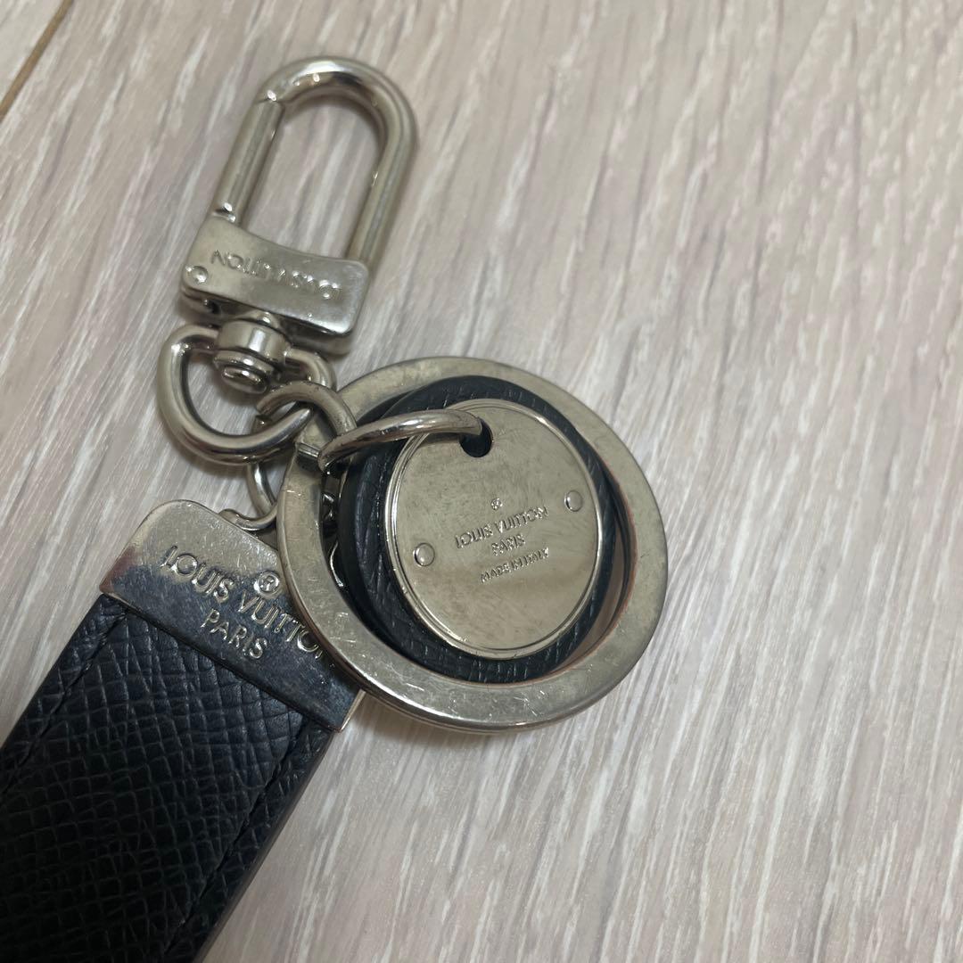 Louis Vuitton ブラックレザー キーホルダー　M67242