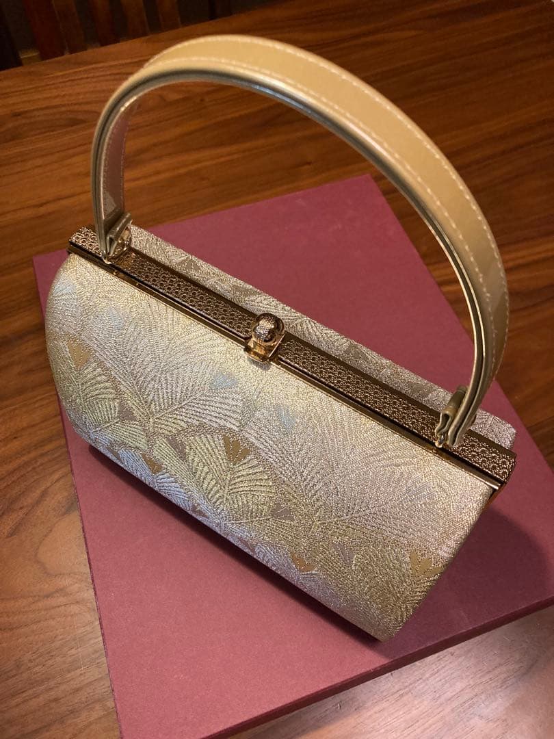 【極美品】和装バッグ 草履 セット 礼装　フォーマル ゴールド