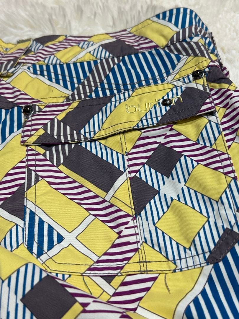 【美品】BURTON バートン スノーボードウェア パンツ チェック柄 メンズL