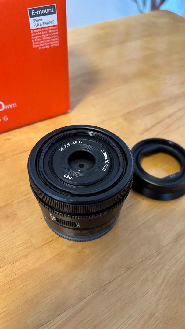 SONY FE 40mm F2.5 G SEL40F25G Eマウントレンズ