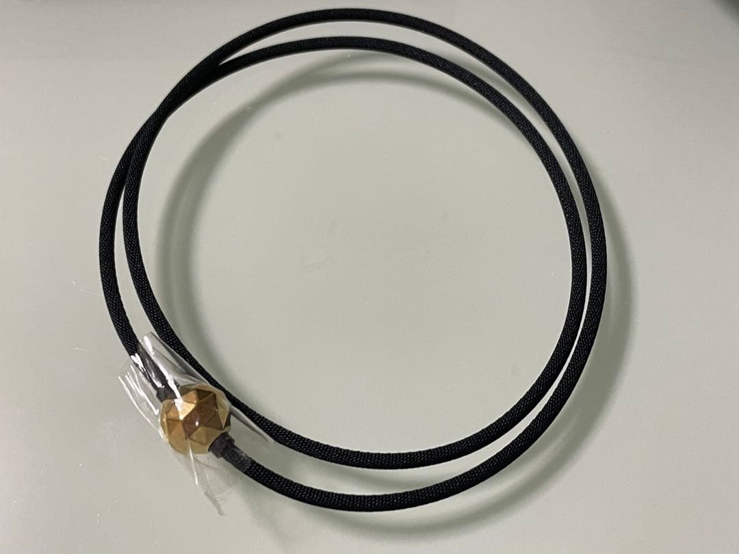 【未使用】RAKUWAネック メタックス ミラーボールカット：ゴールド50cm