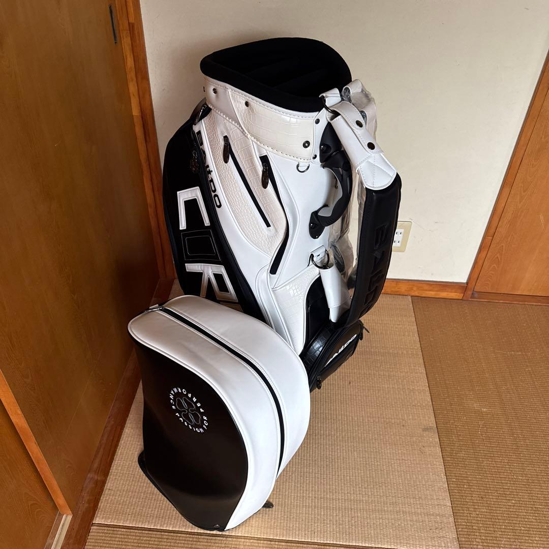 BALDO キャディバッグ 黒/白