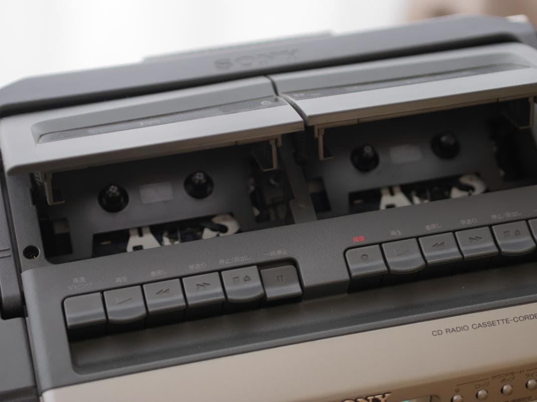 【未使用品】SONY ダブルカセット CDラジカセ CFD-W57
