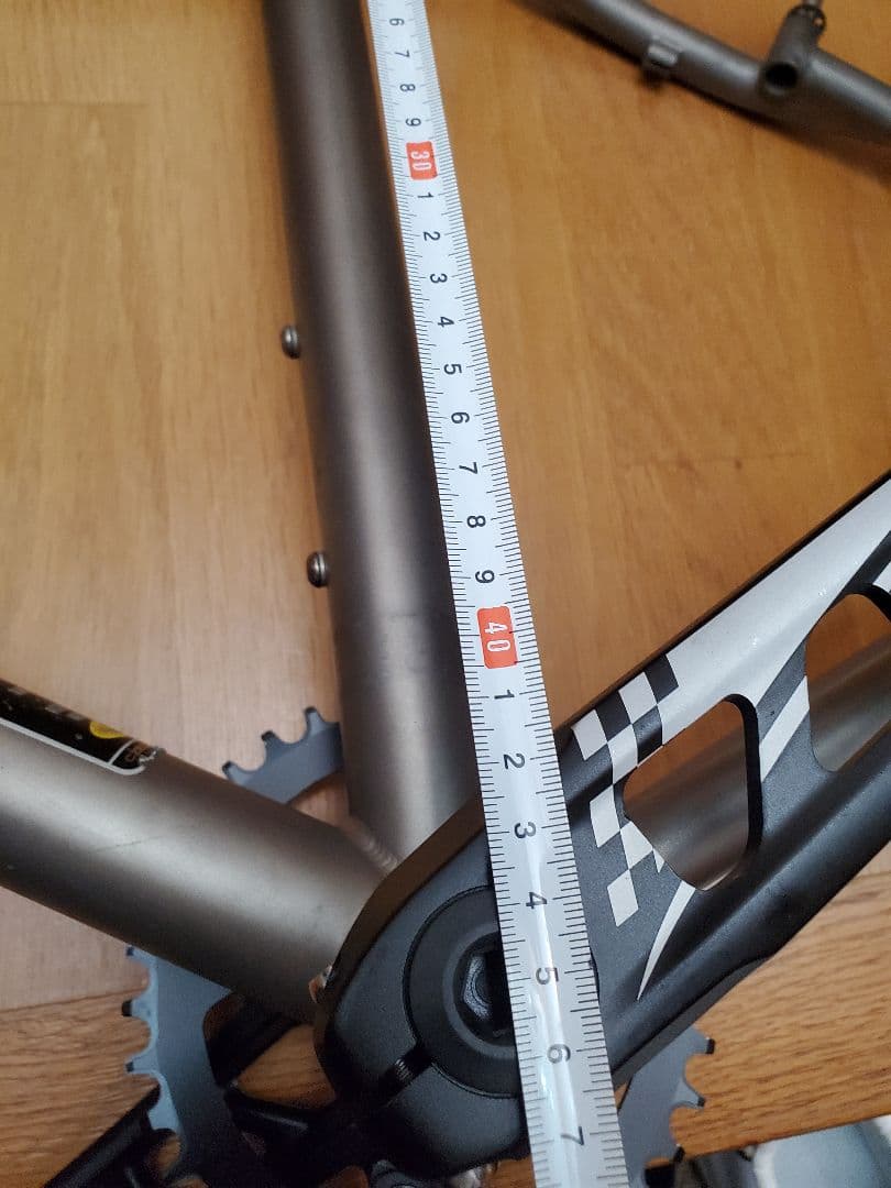 MORATI マウンテンバイクチタンフレーム26インチ用　中古品