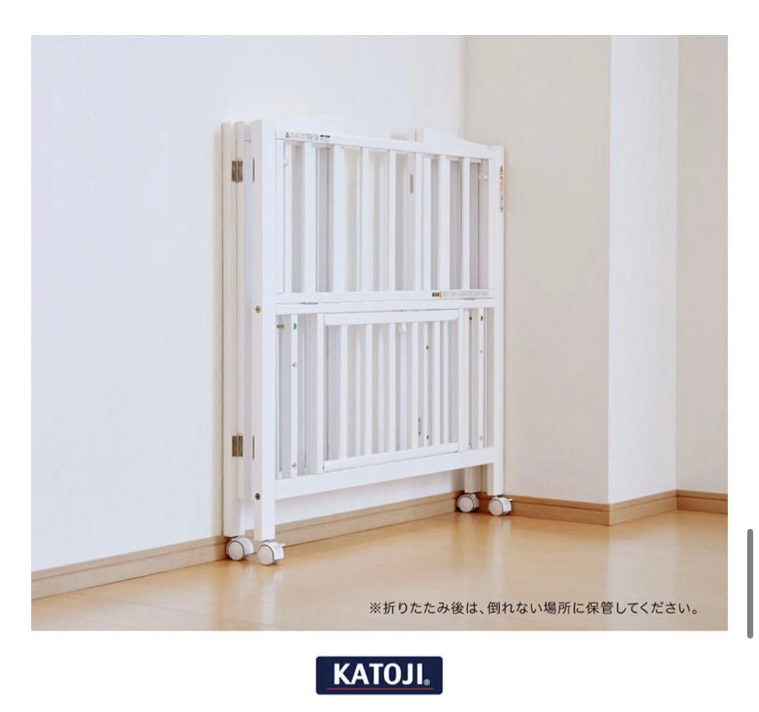 KATOJI 折りたたみ式　ベビーベッド (新生児〜24ヵ月まで) ミニベッド