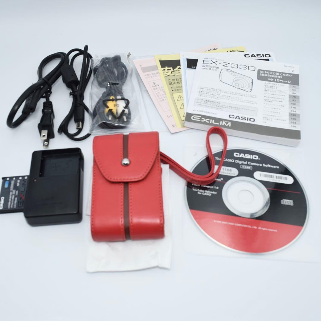 CASIO EXILIM EX-Z330 パープル　ケース付き