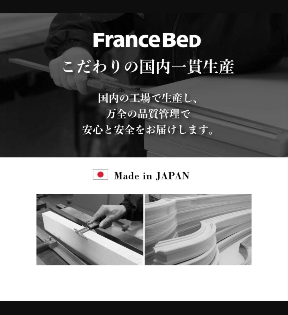 FRANCEBED DL-C103 ベッドフレーム クイーン 取説・保証書有