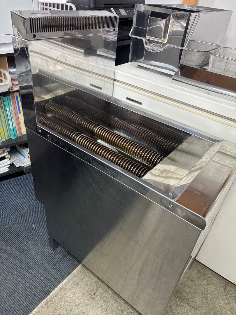 超美品 タニコーフライヤーTGFL-45AC 18ℓ LPガス 付属品付き