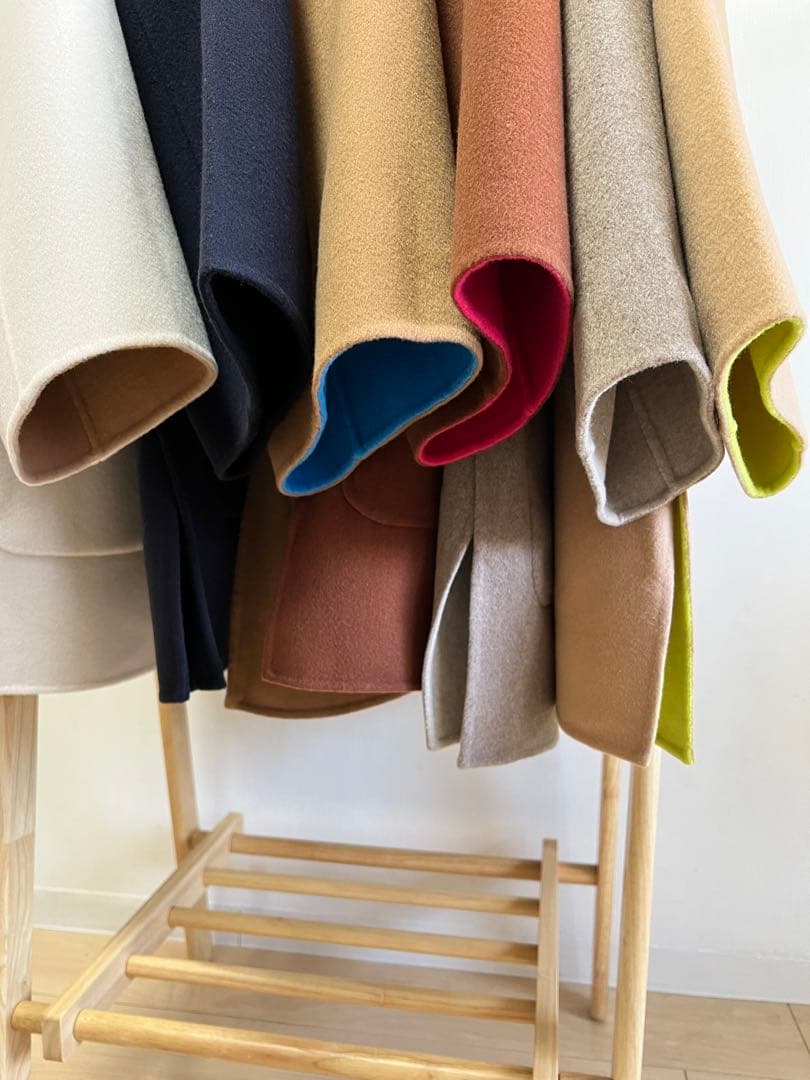 UNITED ARROWS バイカラー リバー ミドルコート　2025AW★今季