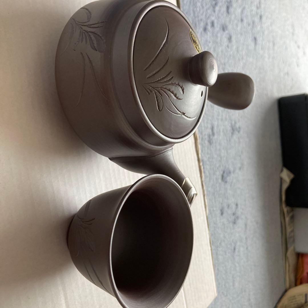 万古焼 急須 茶碗セット 未使用