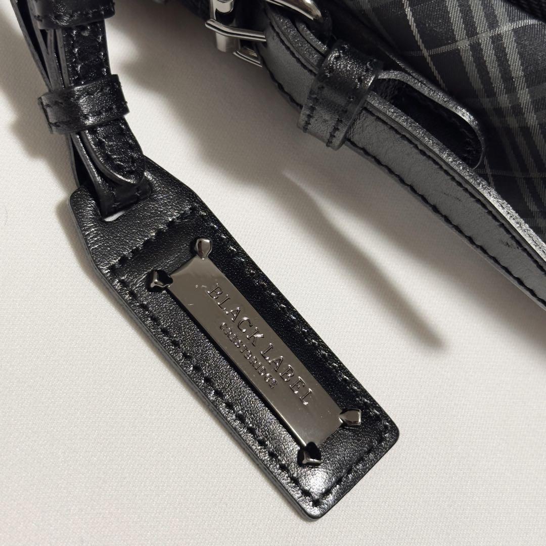 ✨5→7名様のいいね✨入手困難✨ブラックレーベル バーバリーチェック バッグ