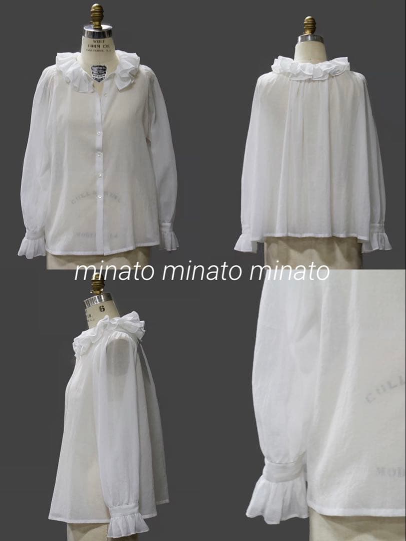 Blue 極美品 定番 ビリティス・ディセッタン パリジェンヌ・ブラウス