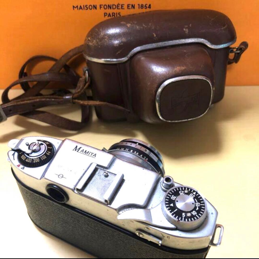 ♡MAMIYA♡専用カバー付フィルムカメラ♡昭和レトロ♡希少レア♡