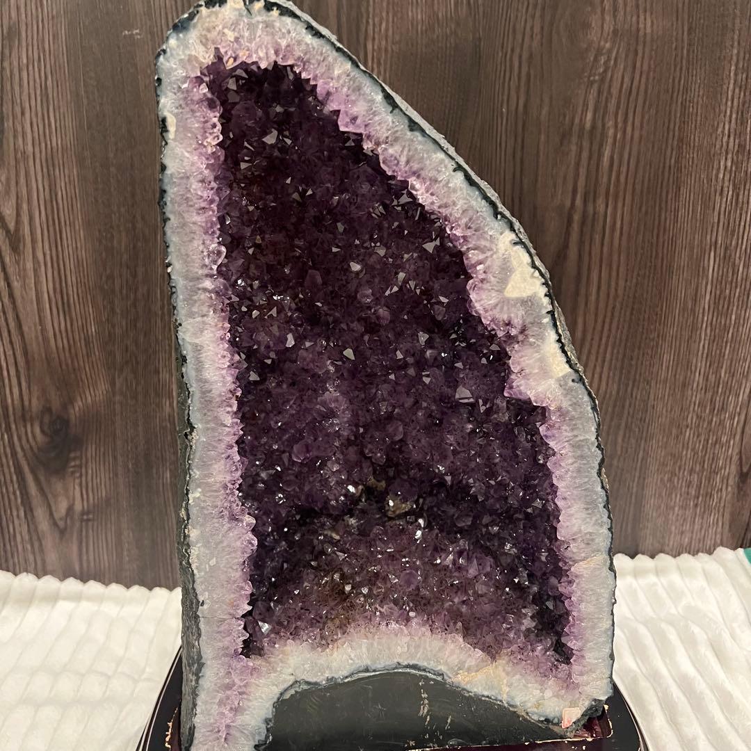 アメジスト ドーム 天然石 ブラジル産約21.2kg ドーム高さ40cm 台付き
