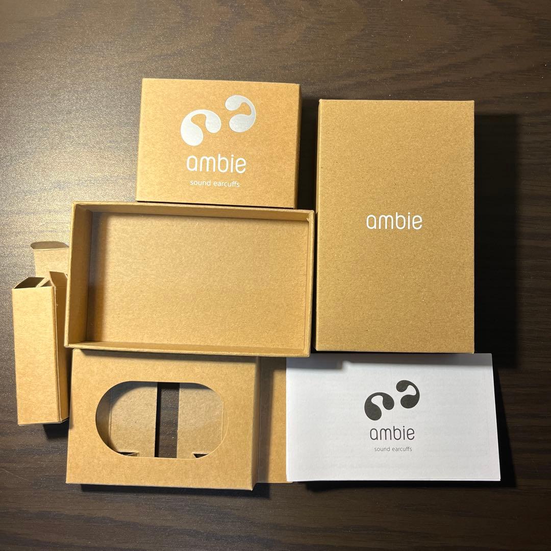 ambie AM-TW-01 ブラック×ストーン