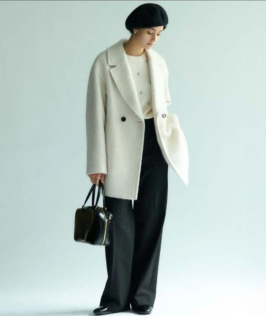 23区　ループカットシャギーピーコート