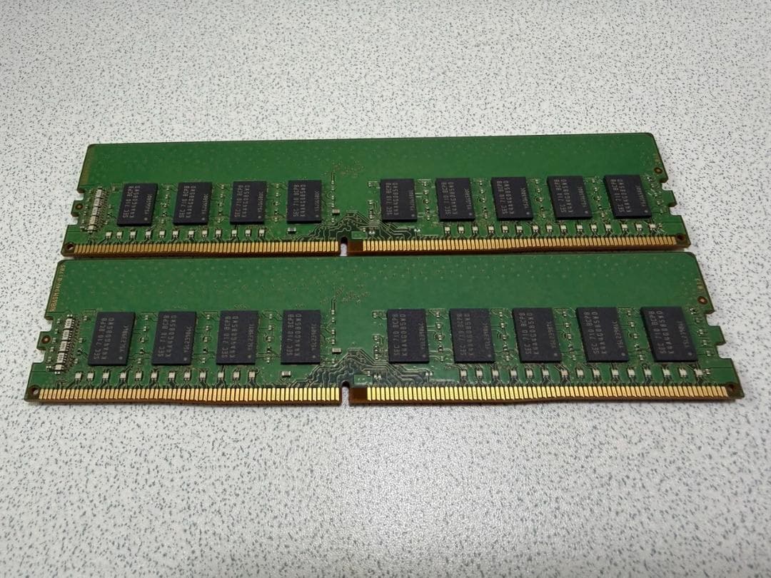 Samsung 8GB DDR4 2133MHz （８GB ⨉ ２) ２セット