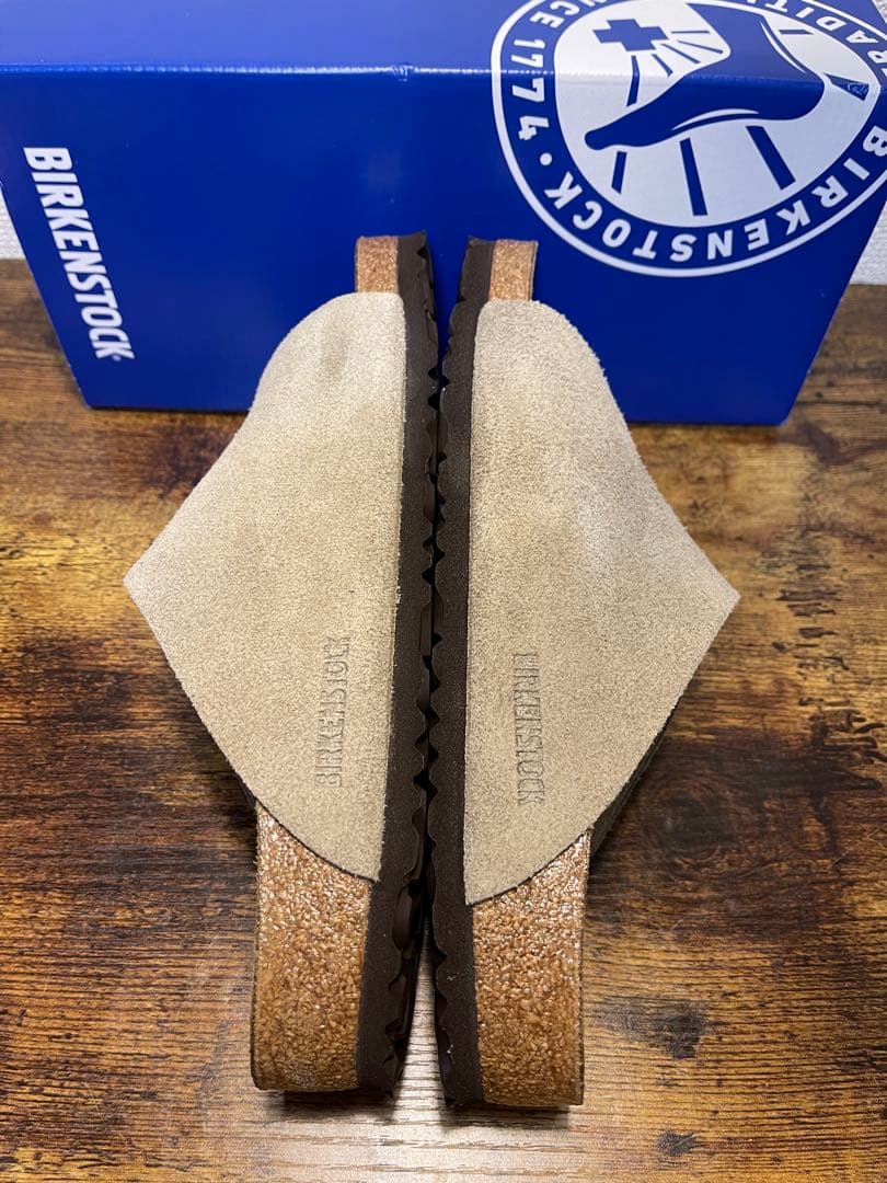 BIRKENSTOCK スエード サボサンダル 37