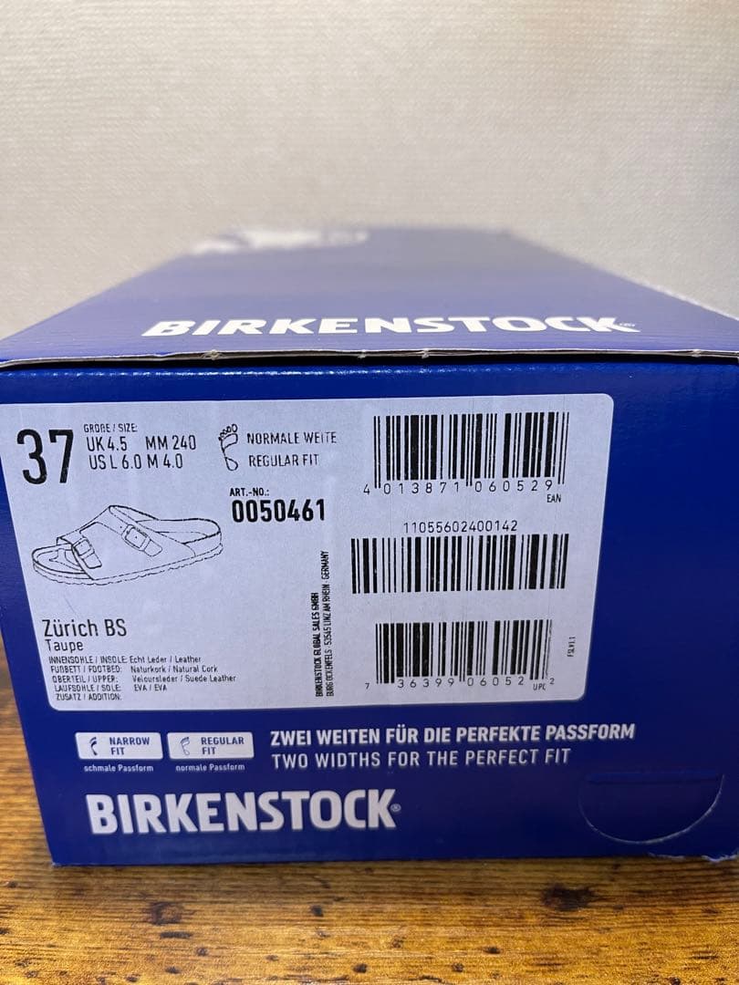BIRKENSTOCK スエード サボサンダル 37