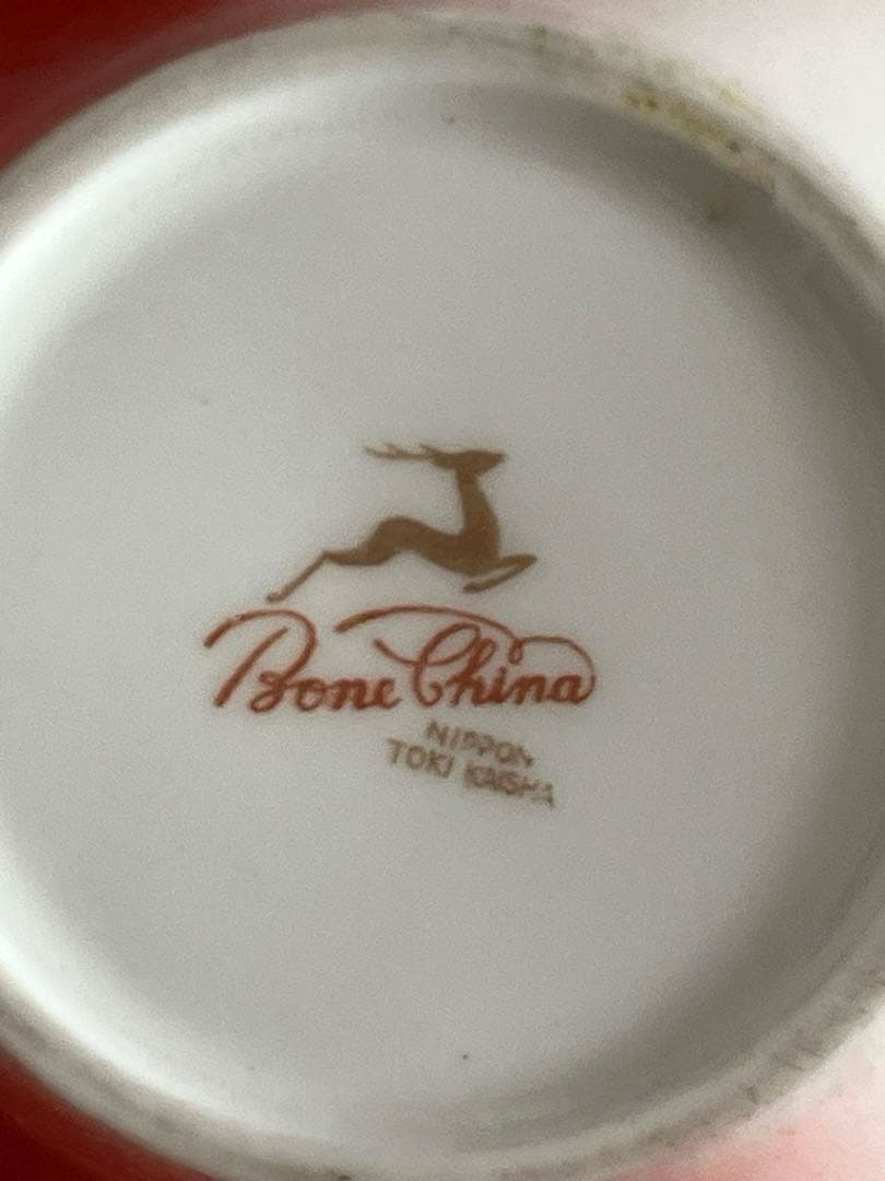 オールドノリタケ 日本陶器會社 1935年 林檎　蓋付小物入れ　希少