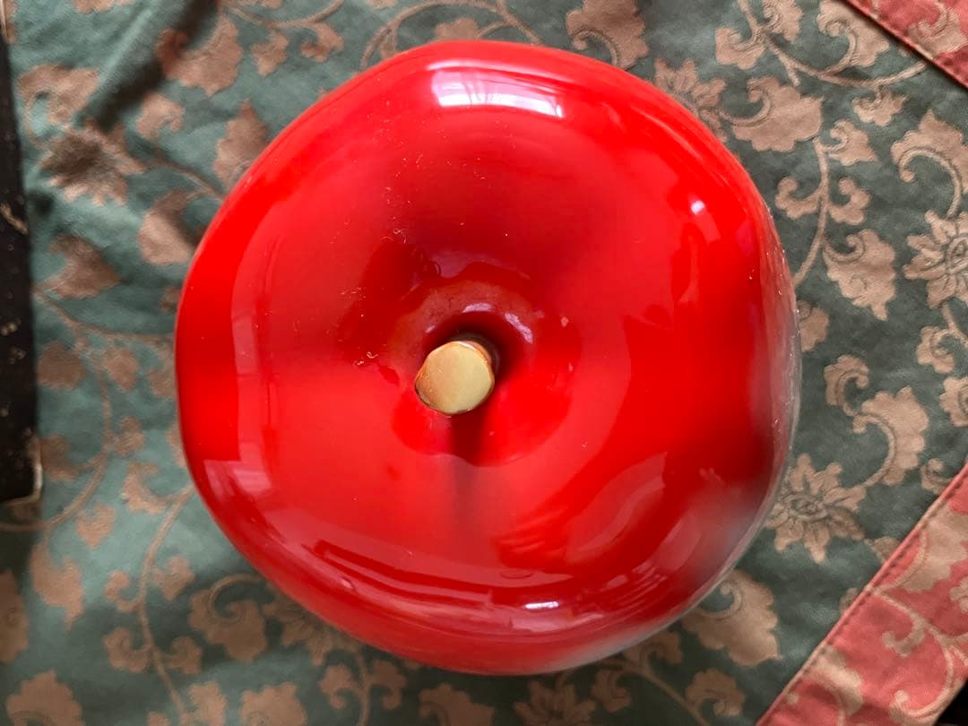 オールドノリタケ 日本陶器會社 1935年 林檎　蓋付小物入れ　希少