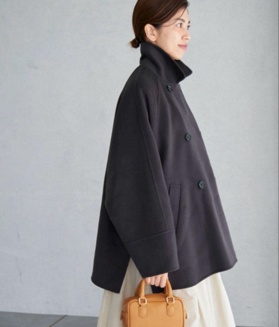 ☆roko☆スーパー160ダブルフェイスショートコート38サイズ