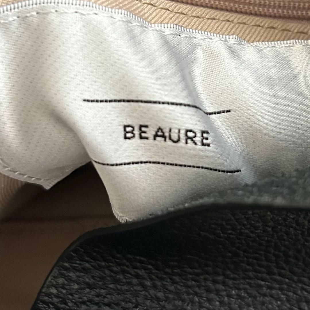 美品　Beaure ビュレ ヴュレカウレザー 2WAY ハンドル トートバッグ