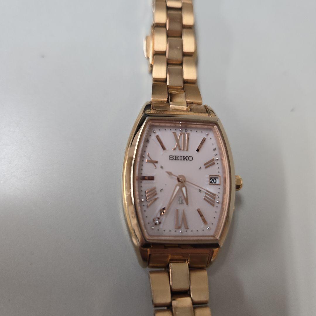 SEIKO ルキア ソーラー電波時計 ゴールド