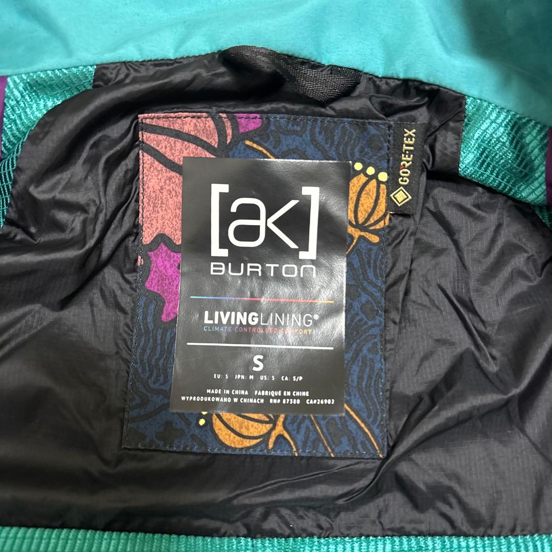 値下げ　美品　バートン　BURTON AK ゴアテックス　レディース　上S下XS