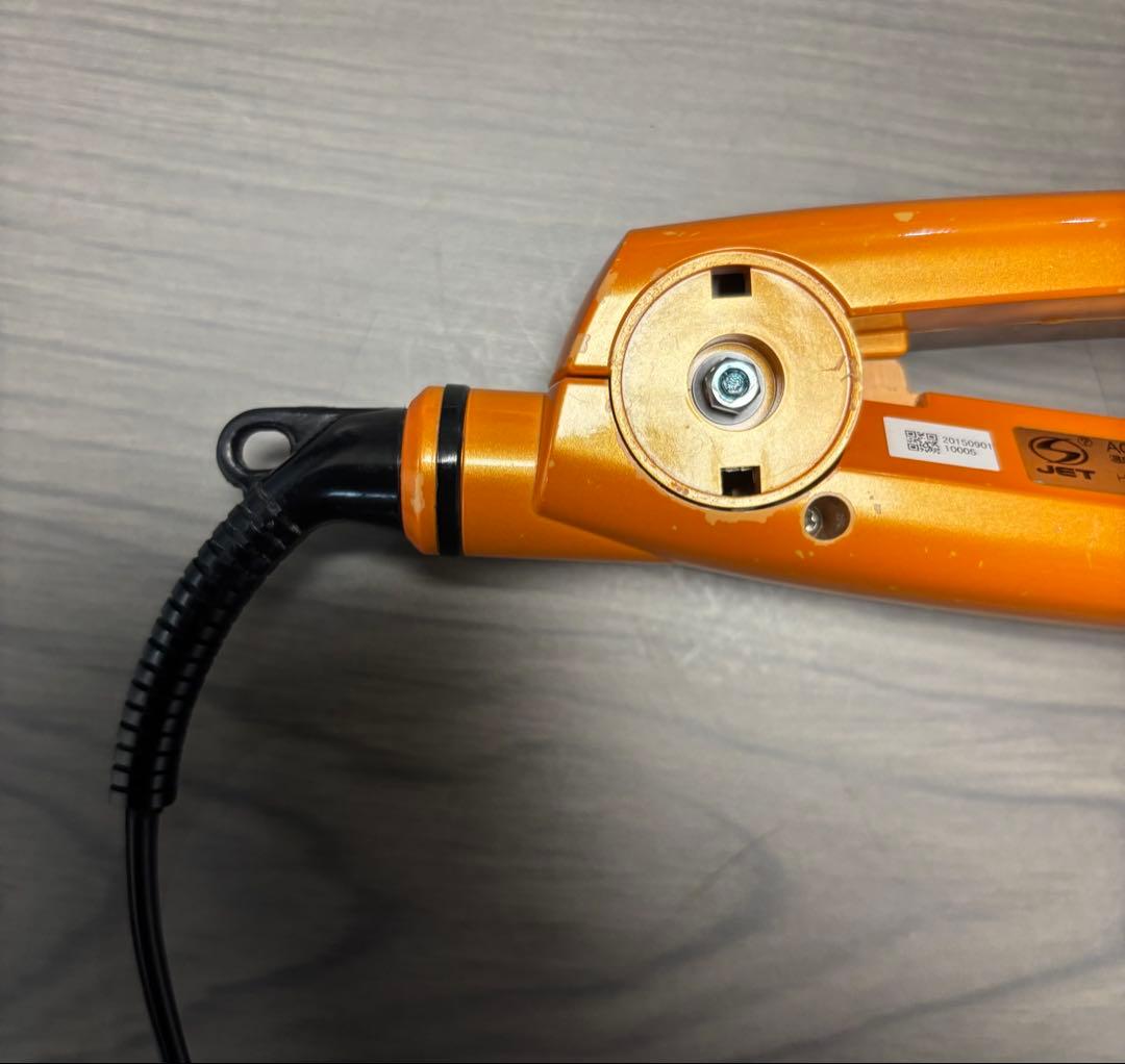 【ジャンク品】ADST D52 ストレートヘアアイロン オレンジ