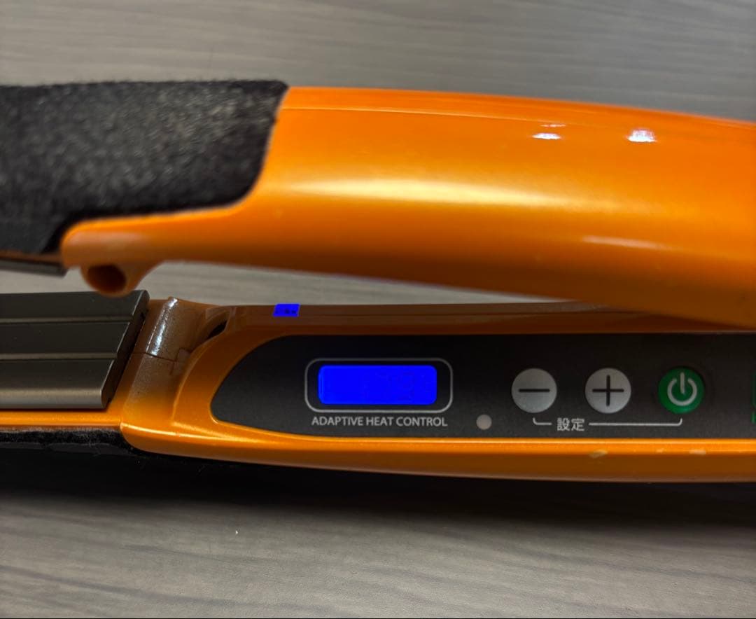 【ジャンク品】ADST D52 ストレートヘアアイロン オレンジ