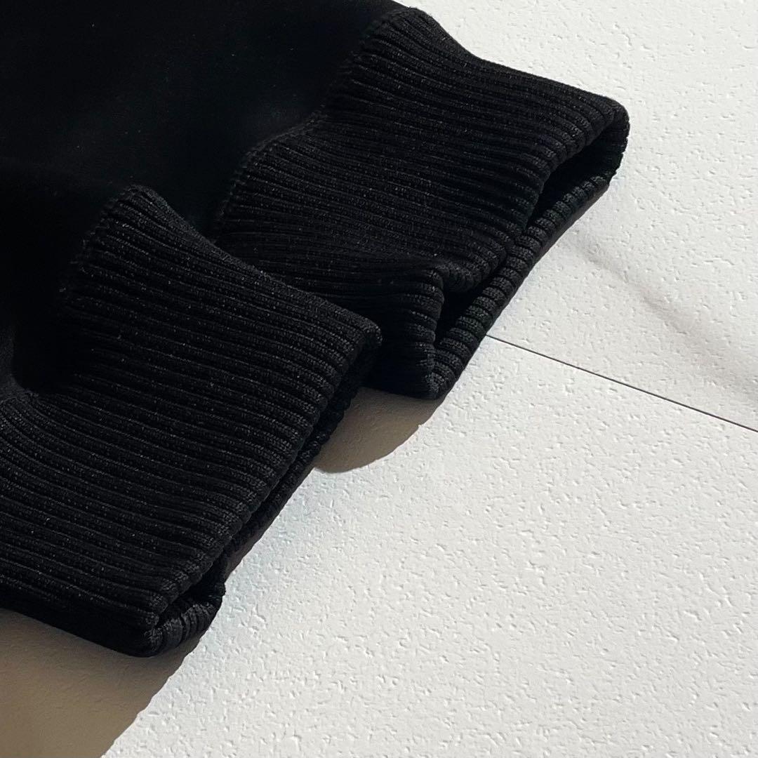 【美品】kolor クレイジーパターン ダンボールスウェット Lサイズ 黒