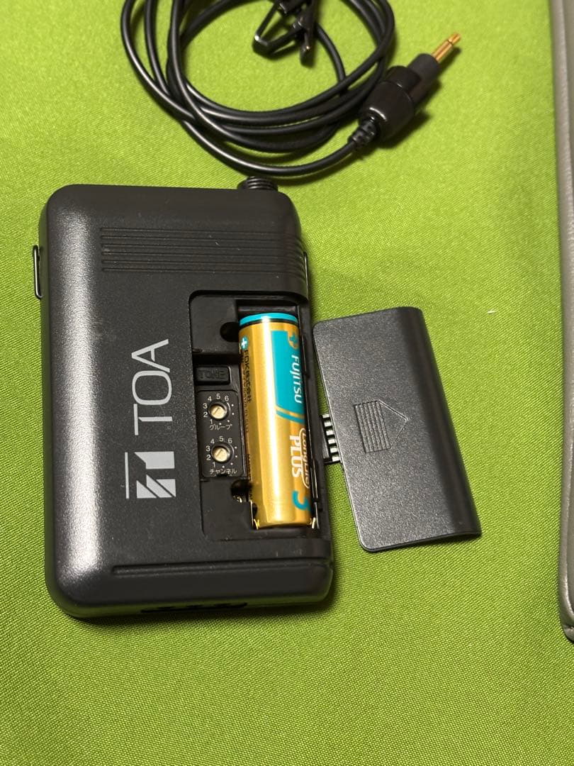D.TOA WM-1320　新古品　 タイピンマイク ワイヤレス頻度僅か7993