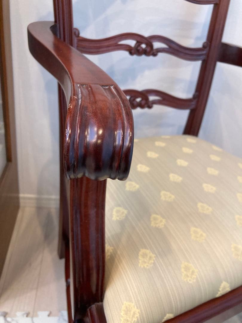 高級　アダムスタイル　デザイン　クラシックスタイル 木製椅子